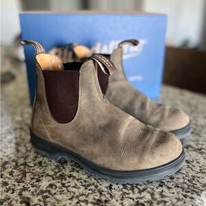 Blundstone Brown Ankle Chelsea leather Boots